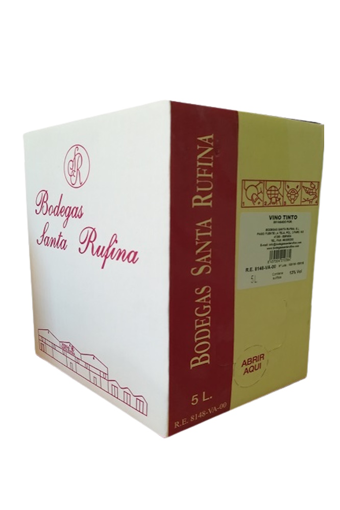 vino tinto de valladolid, vino de valladolid, comprar vino tinto de valladolid en madrid, comprar vino de valladolid en madrid, vino de valladolid de bodegas santa rufina, vino tinto en bag in box, vino con grifo, vino en caja, bota de vino con grifo, bag in box tinto, bag in box de 5 litros, donde comprar vino bag in box de bodegas santa rufina en madrid, comprar vino bag in box santa rufina, comprar bag in box santa rufina de 5 litros, distribuidores de vino de bodegas santa rufina en madrid, donde comprar vino santa rufina en madrid, bag in box santa rufina, vino 5L, vino 5 litros santa rufina